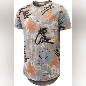 New Men's Graffiti Artwork Shirt Multiple Sizes
